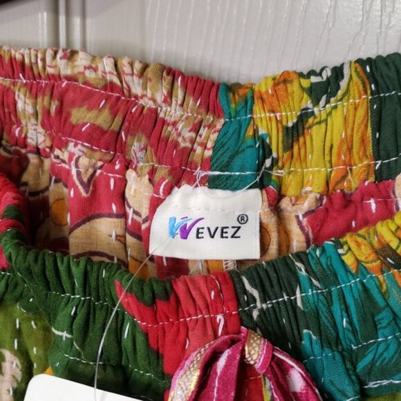 NWT WEVEZ kantha palazzo pants size MEDIUM/Large - Picture 6 of 6